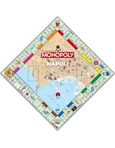 Monopoly-Naples New Edition WONB66600260 Hasbro | Futurartshop.com