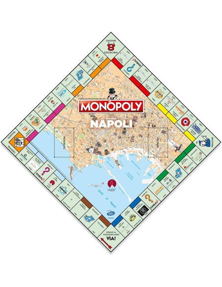Monopoly - Napoli Nuova Edizione WONB66600260 Hasbro | Futurartshop.com