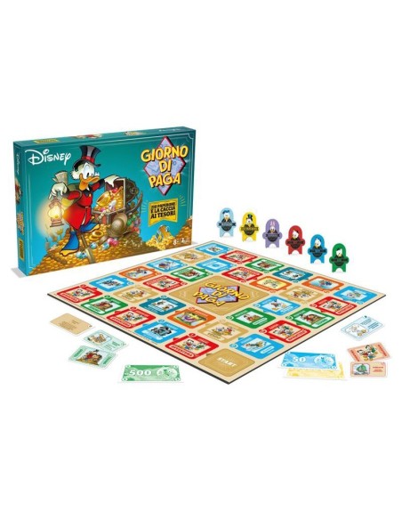 Gioco da tavolo Giorno di Paga Zio Paperone e la caccia ai tesori WONZ05611030 Hasbro | Futurartshop.com