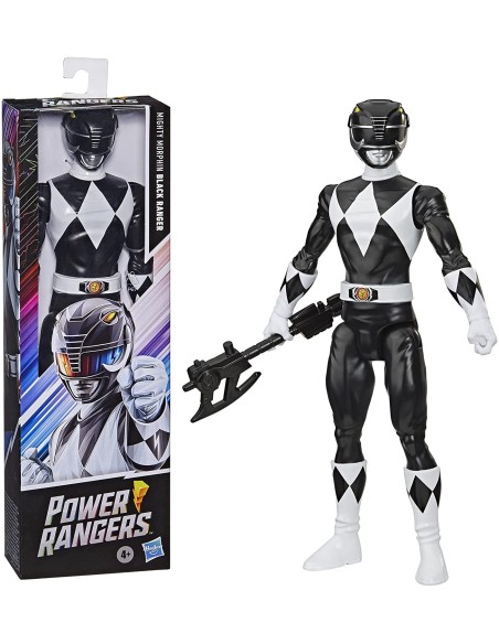 Power Ranger - Personaggio Black Ranger 30cm TOYE8666ES00/E5914 Hasbro | Futurartshop.com
