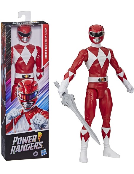 Power Ranger-Red Ranger character 30 cm TOYE8665ES00/E5914 Hasbro | Futurartshop.com