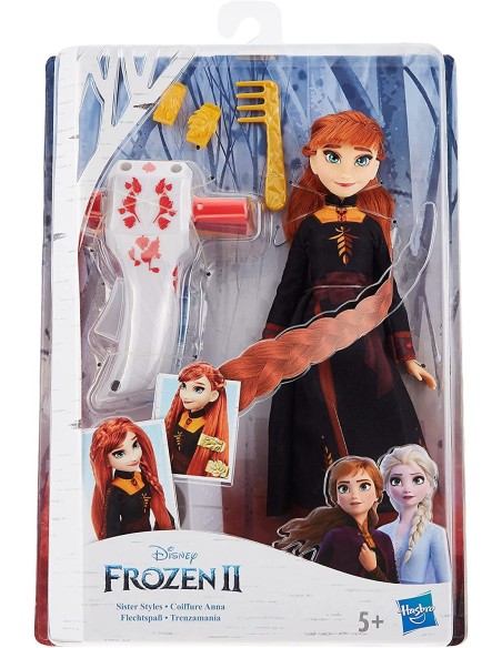 Frozen II - Bambola Anna styles TOYE7003ES00 Hasbro | Futurartshop.com