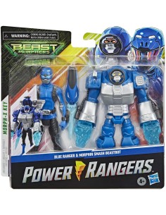 Power Ranger - Ranger Blu e Morphin Smash Beastbot TOYE7270/E7325 Hasbro | Futurartshop.com