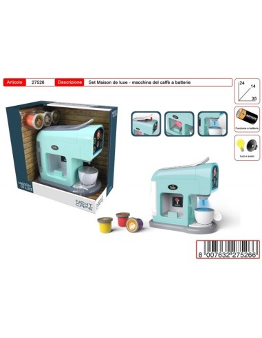 Maison de Luxe-coffee machine with lights and sounds TOY27526 Toys Garden | Futurartshop.com