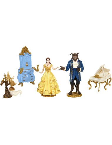 Disney - Set 5 personaggi La Bella e la Bestia OLT45535 Jakks Pacific | Futurartshop.com
