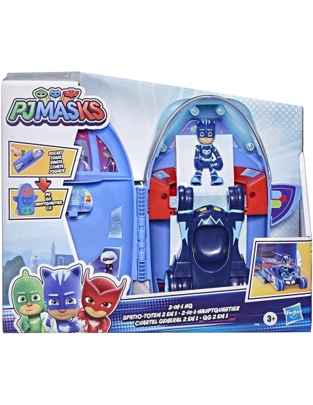 PJ Masks Super Pigiamini - Razzo Quartier Generale 2 in1 HASF20985L00 Hasbro | Futurartshop.com