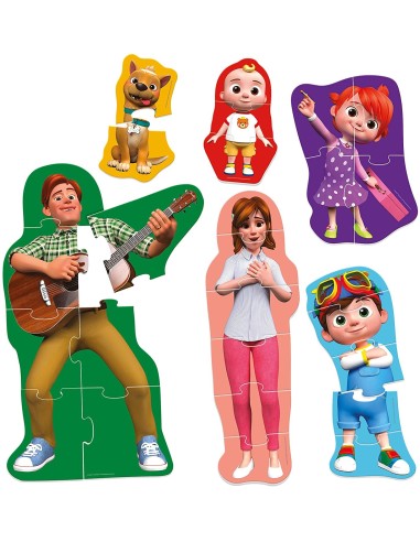 Cocomelon - Giant Progressive Puzzle HEAMU29518 Headu | Futurartshop.com
