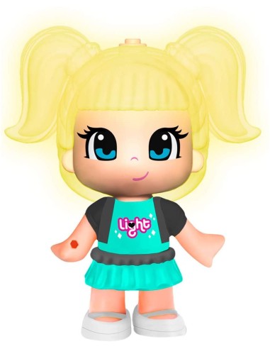PinyPon - Mini Bambola magici capelli con maglia verde WON700014706/27939 Famosa | Futurartshop.com
