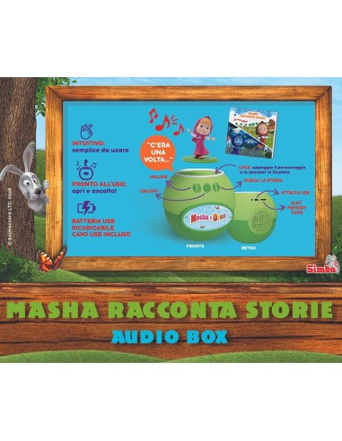 Masha e Orso - Masha racconta storie con audio SIM7101100076 Simba Toys | Futurartshop.com
