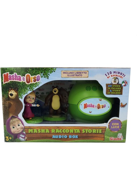 Masha And The Bear-Masha tells stories with audio SIM7101100076 Simba Toys | Futurartshop.com