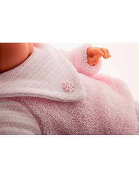 Reborn doll with pink pillow KRE14049 Antonio Juan | Futurartshop.com