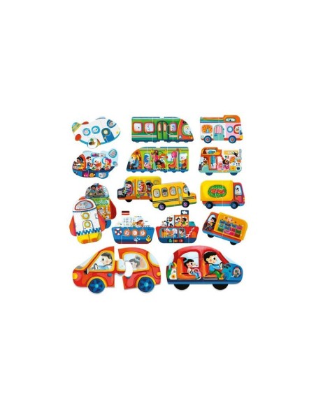 Puzzle Veicoli - EcoPlay HEAMU28535 Headu | Futurartshop.com