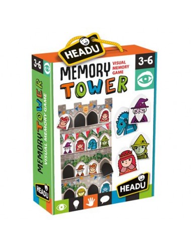 Tower Memo Gioco di memoria HEAMU29419 Headu-Futurartshop.com