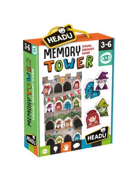 Tower Memo memory game HEAMU29419 Headu | Futurartshop.com