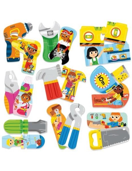 Tools puzzle format-Ecoplay HEAMU28498 Headu | Futurartshop.com