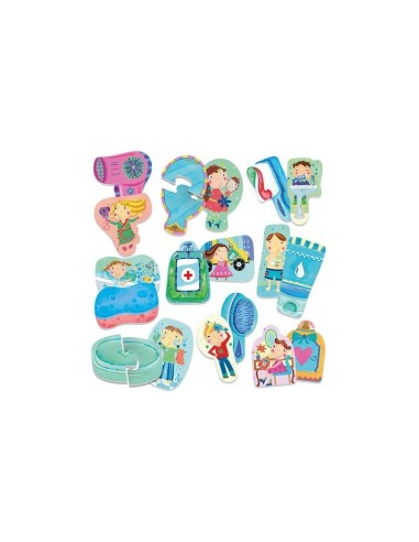 Puzzle Beauty Set - Ecoplay HEAMU28504 Headu | Futurartshop.com