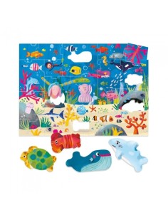 Ecoplay - puzzle inhabitants of the sea HEAMU29563 Headu | Futurartshop.com 2