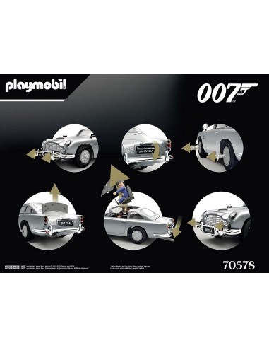 PlayMobil 70578 - Aston Martin 007 DB5 James Bond Edizione Goldfinger PLA70578 Playmobil | Futurartshop.com