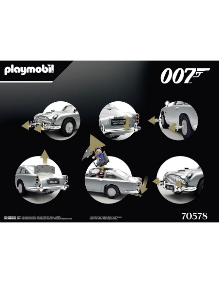 PlayMobil 70578 - Aston Martin 007 DB5 James Bond Edizione Goldfinger PLA70578 Playmobil | Futurartshop.com