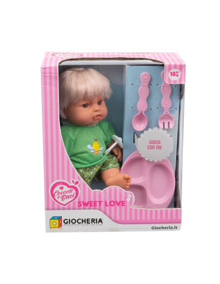 Coccole e Baci - Bambola con set pappa my sweet love in 2 colori GEFGGI190192 Giochi Preziosi | Futurartshop.com