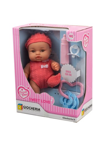 Coccole e Baci - Bambolotto con sonaglino Sweet love GEFGGI190193 Giochi Preziosi | Futurartshop.com