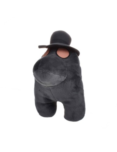 Peluche Among us nero con occhi rossi 22 cm DINAU7010-3 Futurart | Futurartshop.com
