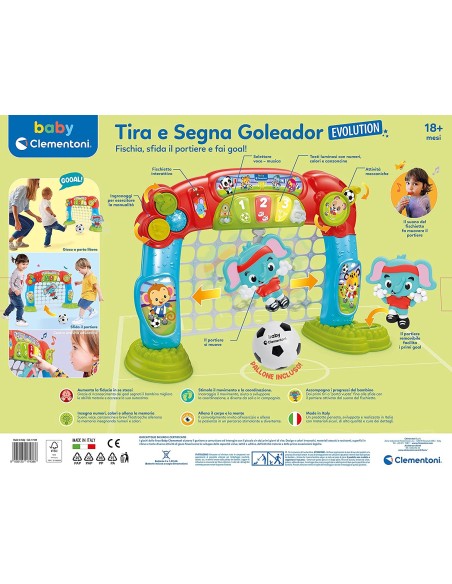 Shoot and score goalscorer Evolution CLE17438 Clementoni | Futurartshop.com