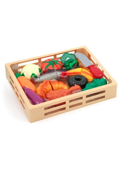 Giochi di casa - Cassetta con alimenti 21 pezzi GIOGGI190081 Giochi Preziosi | Futurartshop.com