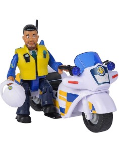 Sam The Fireman-Malcolm on the police motorcycle SIM109251092038 Simba Toys | Futurartshop.com 2