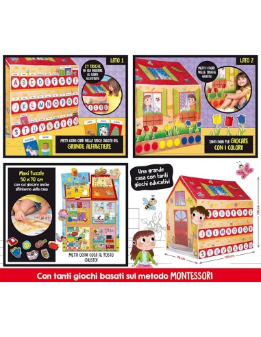 La Casa dei giochi Montessori LIS88782 Lisciani | Futurartshop.com