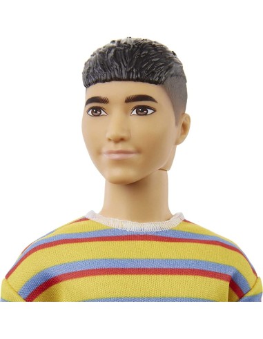 Barbie - Ken Fashionistas con maglia a righe 175 TOYDWK44/GRB91 Mattel | Futurartshop.com