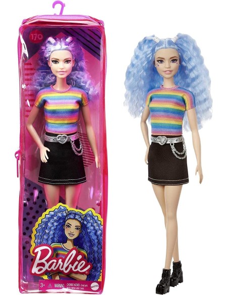 Barbie Fashionistas con maglia multicolore 170 TOYFBR37/GRB61 Mattel | Futurartshop.com
