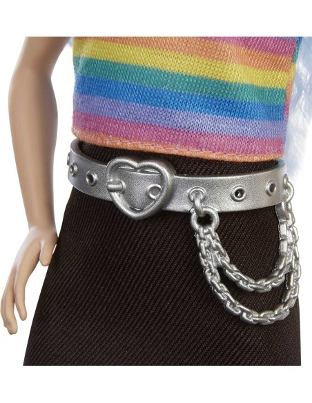 Barbie Fashionistas with multicolored knit 170 TOYFBR37/GRB61 Mattel | Futurartshop.com