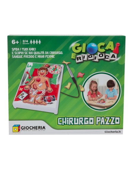 Gioca e Rigioca - Chirurgo Pazzo GIOGGI190028 Giochi Preziosi | Futurartshop.com