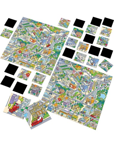 Ludic - Twin Cities gioco di memoria HEAMU27545 Headu | Futurartshop.com
