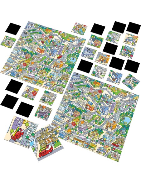 Ludic-Twin Cities memory game HEAMU27545 Headu | Futurartshop.com