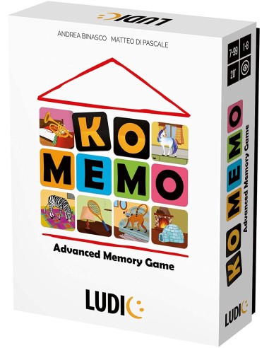 Ludic-KO Memo advanced memory game HEAMU27569 Headu | Futurartshop.com