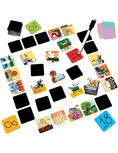 Ludic-KO Memo advanced memory game HEAMU27569 Headu | Futurartshop.com