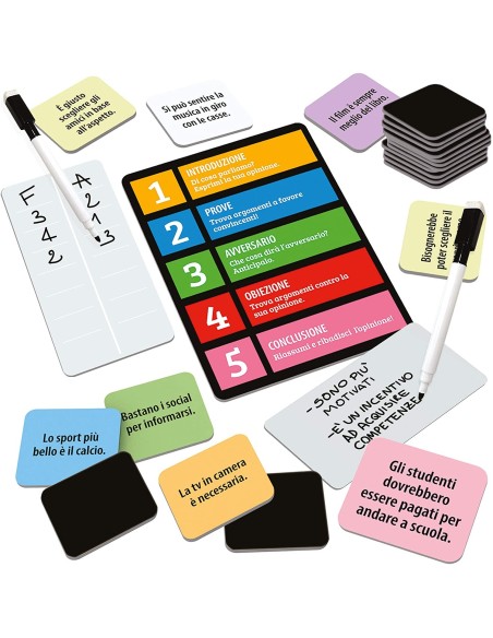 Ludic Dibattito - Vince chi convince Gioco di società HEAIT27521 Headu | Futurartshop.com