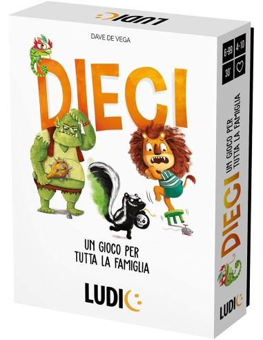 Ludic Dieci - Gioco di società per tutta la famiglia HEAIT27613 Headu | Futurartshop.com