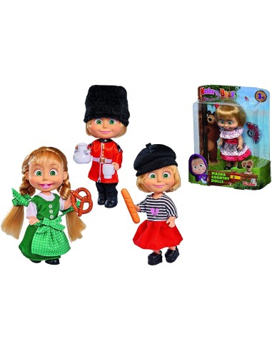 Masha doll in world countries Edition-4 models SIM109301087 Simba Toys | Futurartshop.com