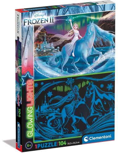 Frozen 2 Puzzle 104 pieces that glows in the dark CLE27548 Clementoni | Futurartshop.com