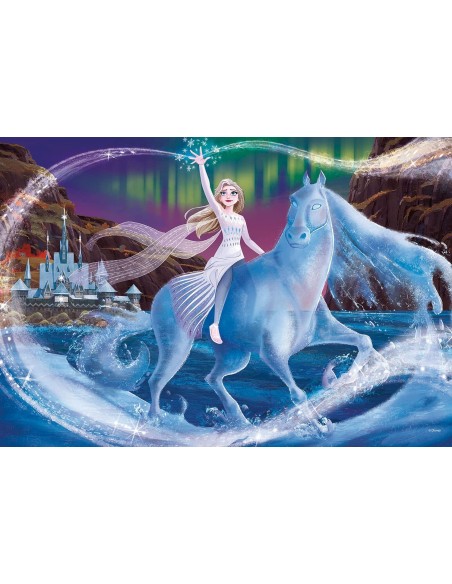 Frozen 2 Puzzle 104 pezzi che si illumina al buio CLE27548 Clementoni | Futurartshop.com