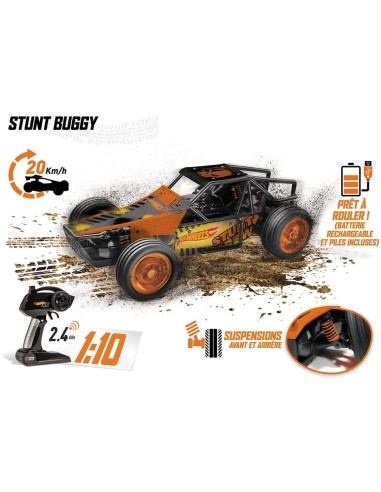 Hot Wheels radio controlled Stunt Buggy car in 1:10 scale MON63437 Mondo | Futurartshop.com