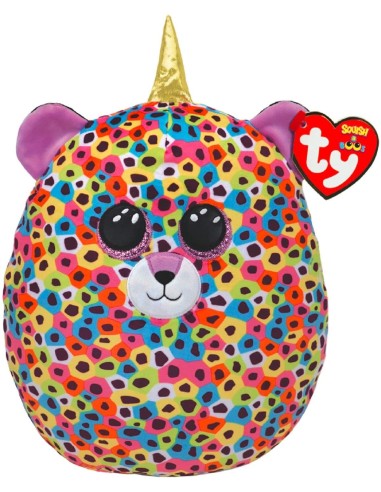 Peluche Squish a Boos Leopardo Giselle 30 cm CRAT39188 Ty | Futurartshop.com