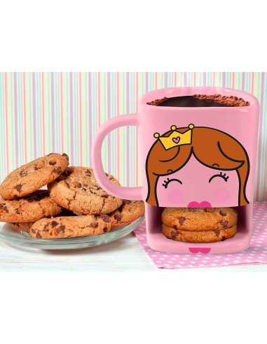 Ceramic cup Princess cookie holder 250ml TOTXL1905 Futurart | Futurartshop.com