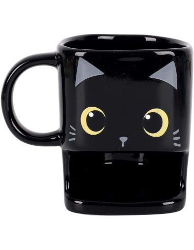 Ceramic Mug cat Cookie holder 250ml TOTXL1901 Futurart | Futurartshop.com