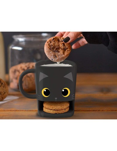 Ceramic Mug cat Cookie holder 250ml TOTXL1901 Futurart | Futurartshop.com
