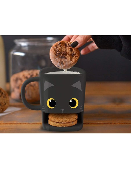Tazza in ceramica Gatto porta biscotti 250 ml TOTXL1901 Futurart | Futurartshop.com