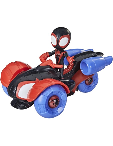 Spidey Miles Morales Techno Racer-2 in 1 convertible vehicle HASF1463/F1945 Hasbro | Futurartshop.com